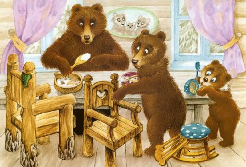 «Три медведя», сказка о семейном благополучии и о том, почему ребенка можно «съесть», если его нет.