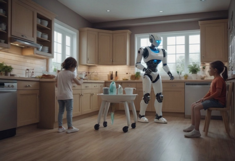 Робот становится новым членом семьи, укрепляя связь