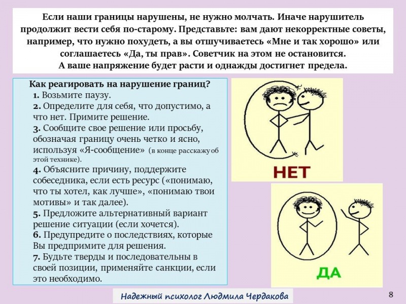 Личные границы. Кто они такие? Для чего это используется?