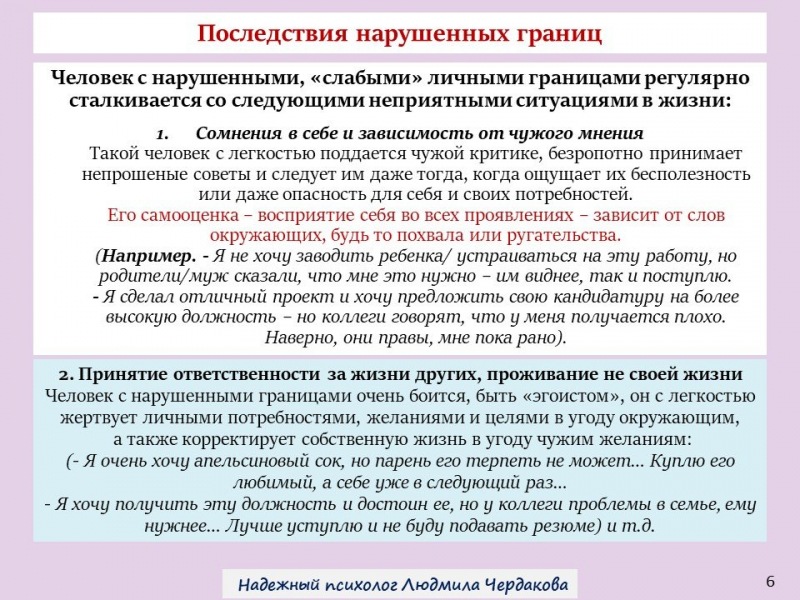 Личные границы. Кто они такие? Для чего это используется?