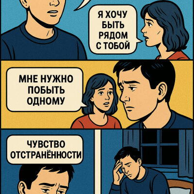 Близко и далеко одновременно. Шизойдная организация опыта.