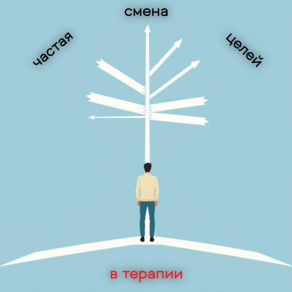 Частая смена целей в психотерапии: как отличить реальные желания от страхов?