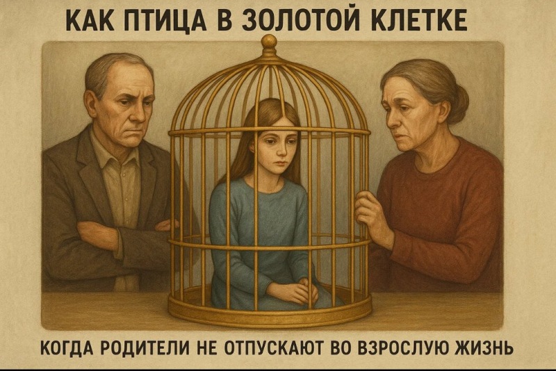 «Как птица в золотой клетке» Когда родители не дают тебе стать взрослым