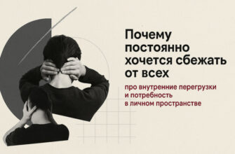 Почему постоянно хочется сбежать от всех : про внутренние перегрузки и потребность в личном пространстве