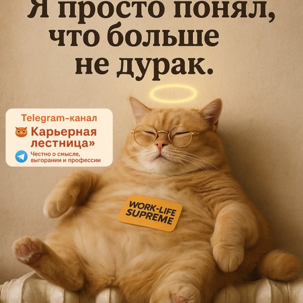 Хотел бы я так жить. Как один кот преодолел синдром самозванца