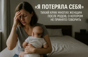 «Я потеряла себя» Тихий крик многих женщин после родов, о котором не принято говорить.